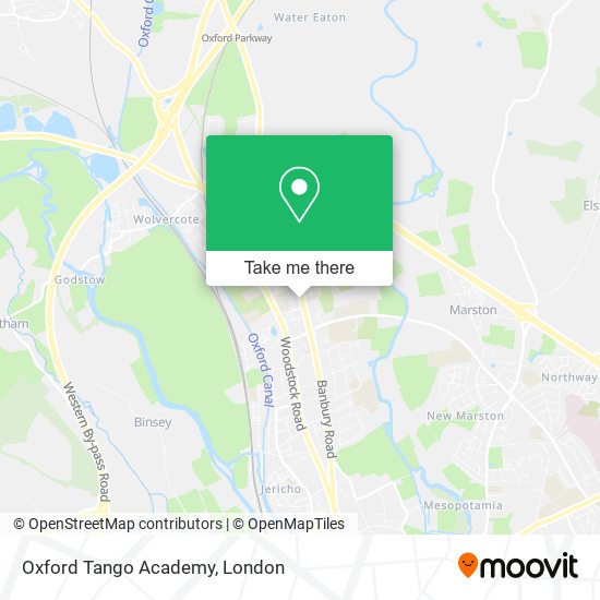 Oxford Tango Academy map