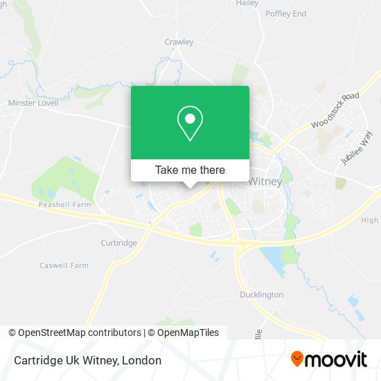 Cartridge Uk Witney map
