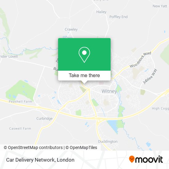 Car Delivery Network map