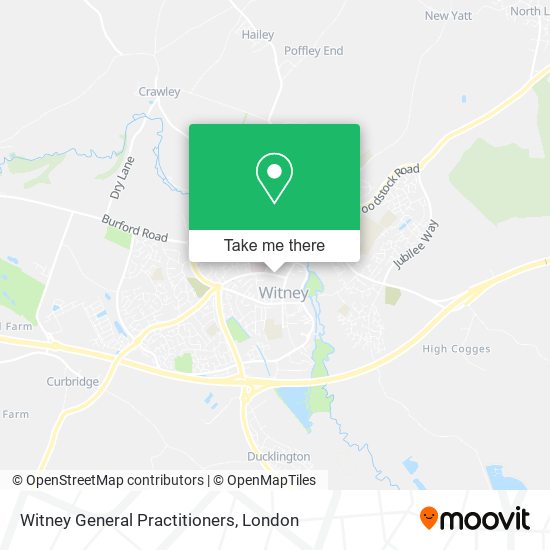 Witney General Practitioners map