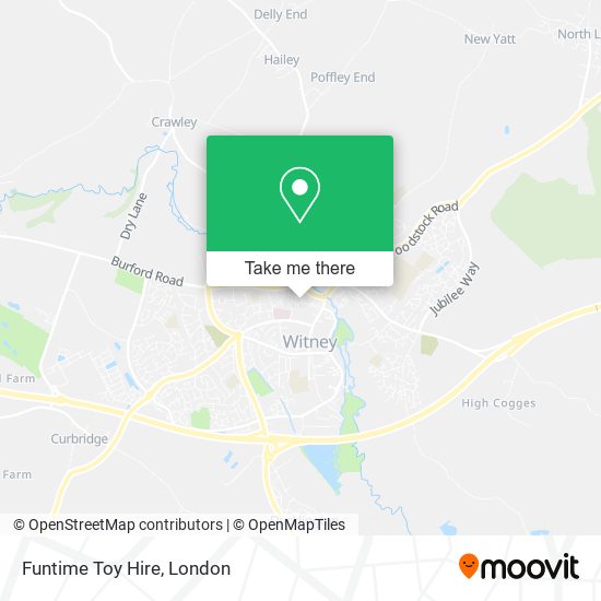 Funtime Toy Hire map