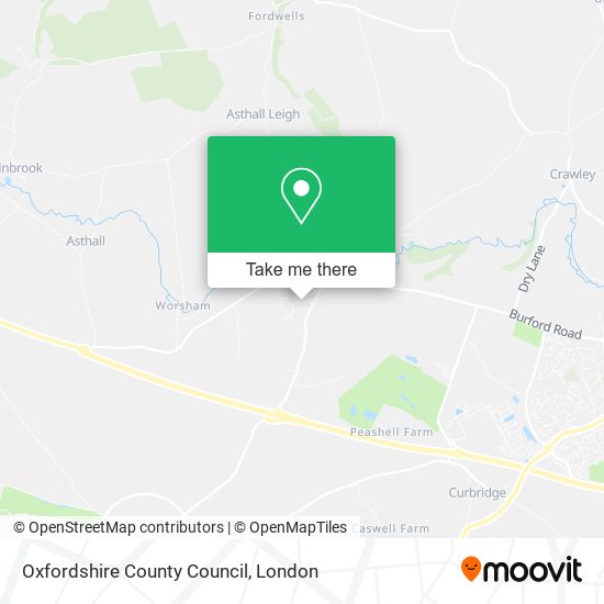 Oxfordshire County Council map