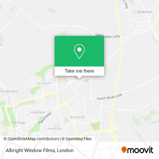 Albright Window Films map