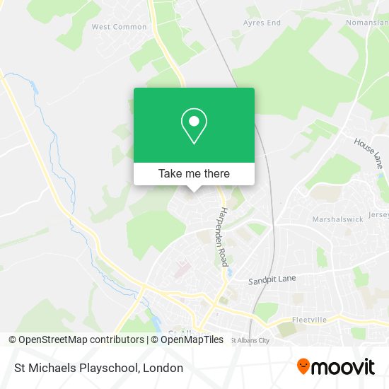 St Michaels Playschool map