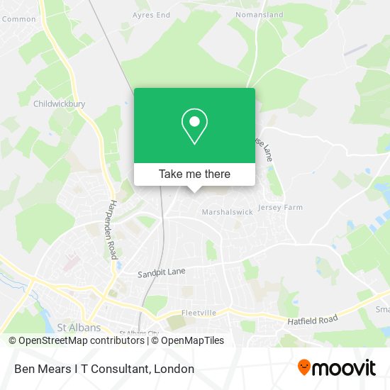 Ben Mears I T Consultant map