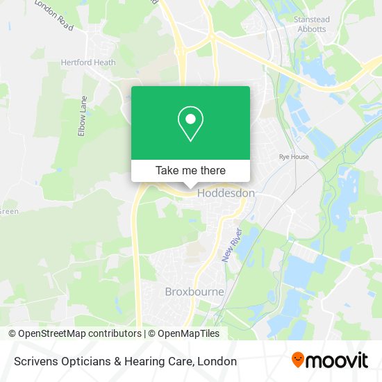 Scrivens Opticians & Hearing Care map