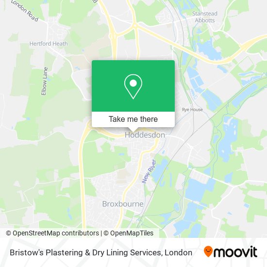 Bristow's Plastering & Dry Lining Services map