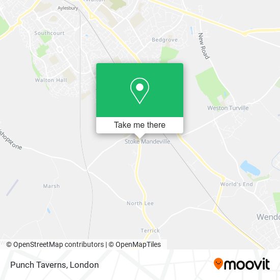 Punch Taverns map