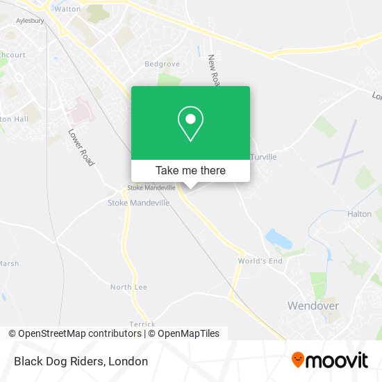 Black Dog Riders map