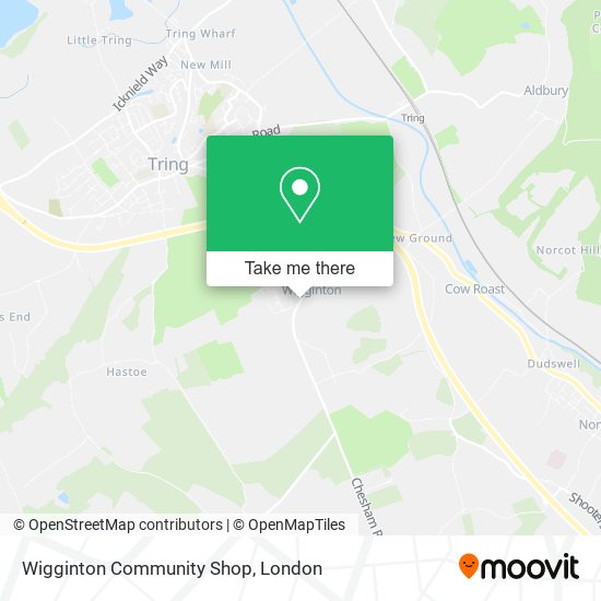 Wigginton Community Shop map