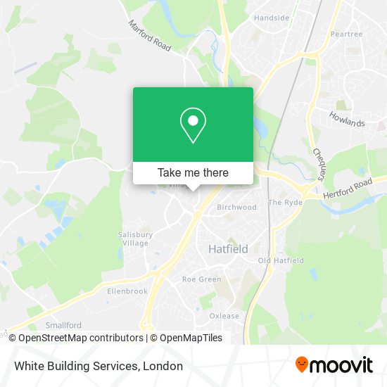 White Building Services map
