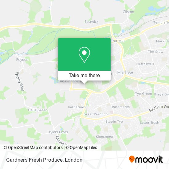 Gardners Fresh Produce map
