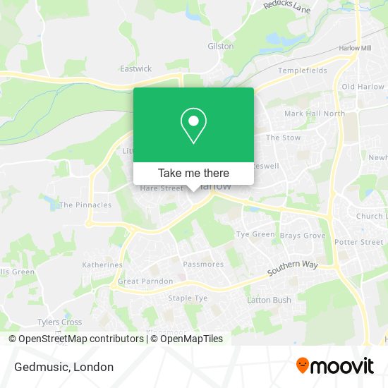 Gedmusic map