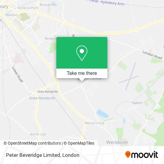 Peter Beveridge Limited map