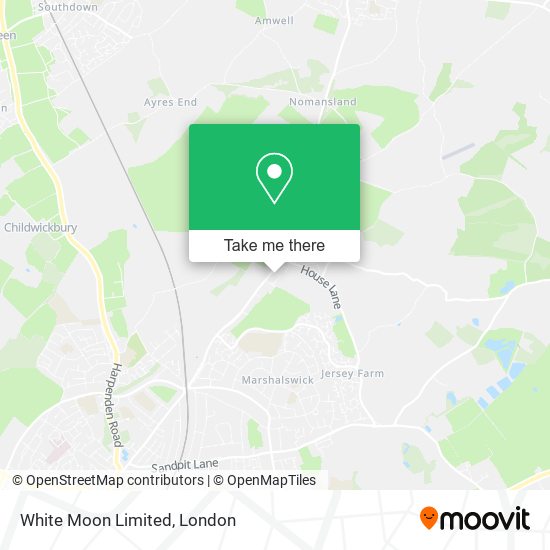 White Moon Limited map