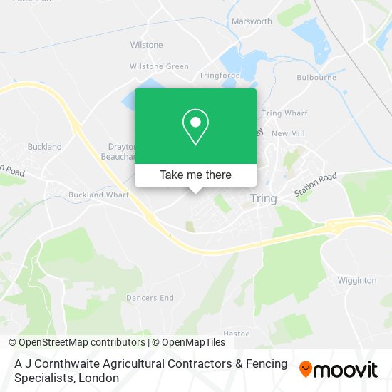 A J Cornthwaite Agricultural Contractors & Fencing Specialists map