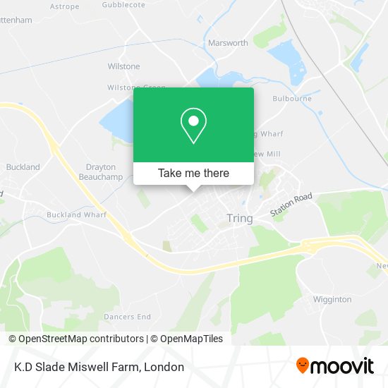 K.D Slade Miswell Farm map