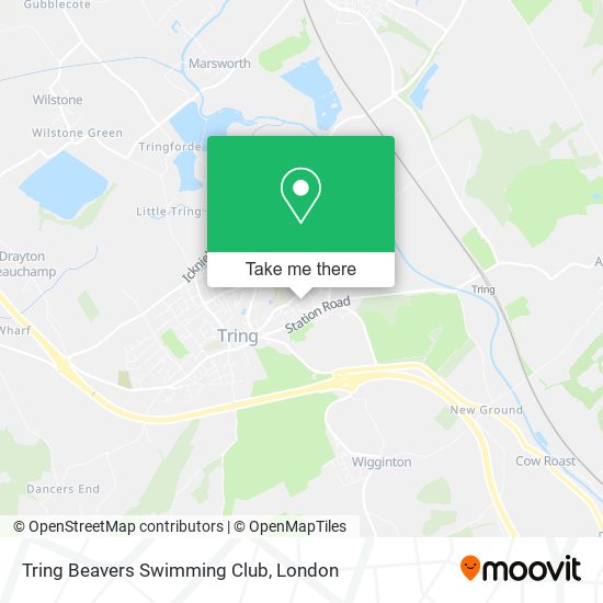 Tring Beavers Swimming Club map