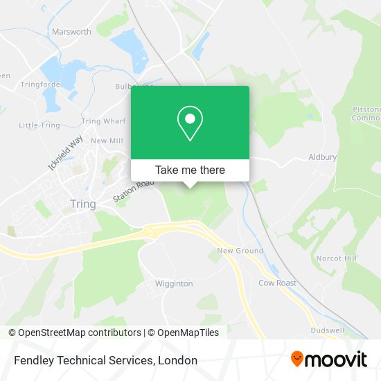 Fendley Technical Services map