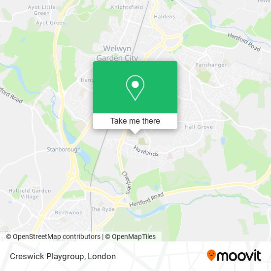 Creswick Playgroup map