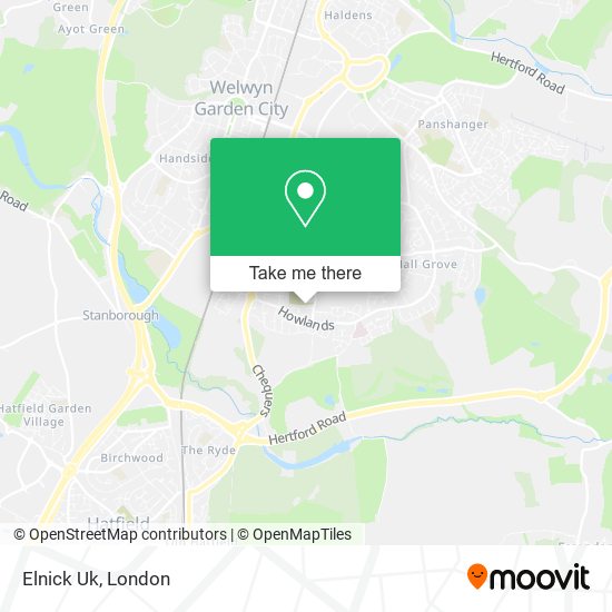 Elnick Uk map