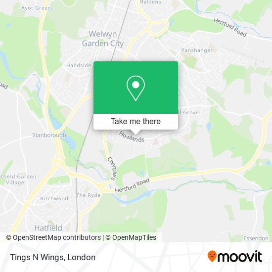 Tings N Wings map