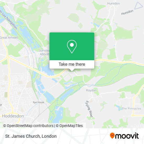 St. James Church map