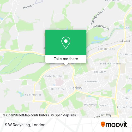 S W Recycling map