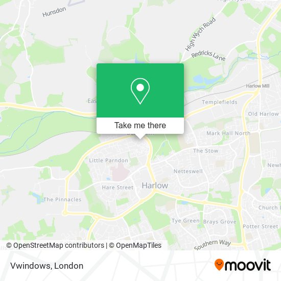 Vwindows map