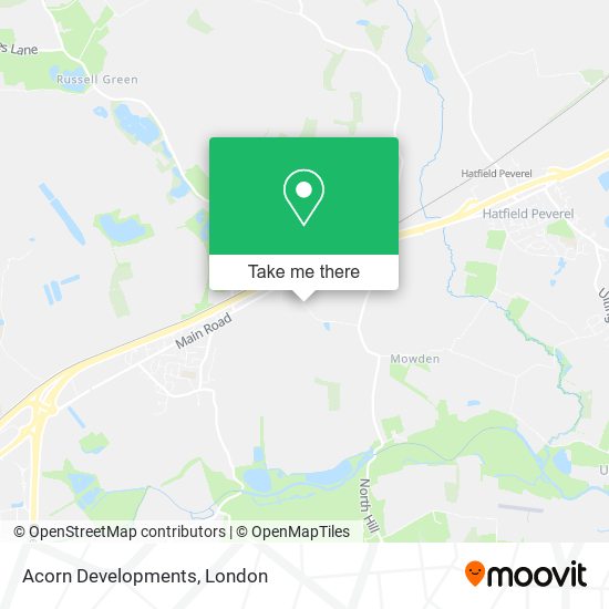 Acorn Developments map