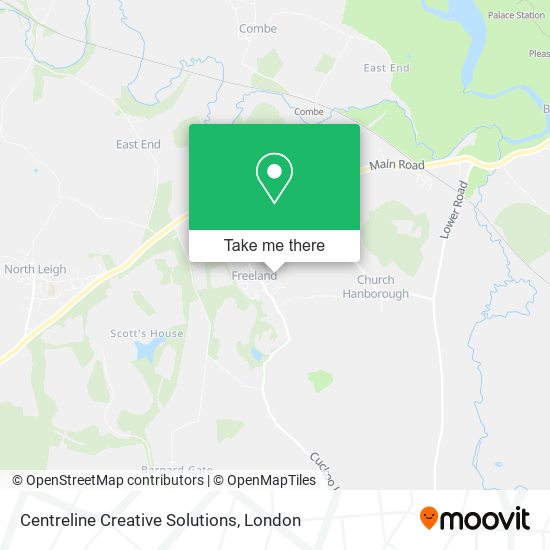 Centreline Creative Solutions map