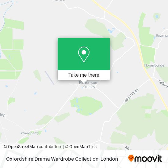 Oxfordshire Drama Wardrobe Collection map