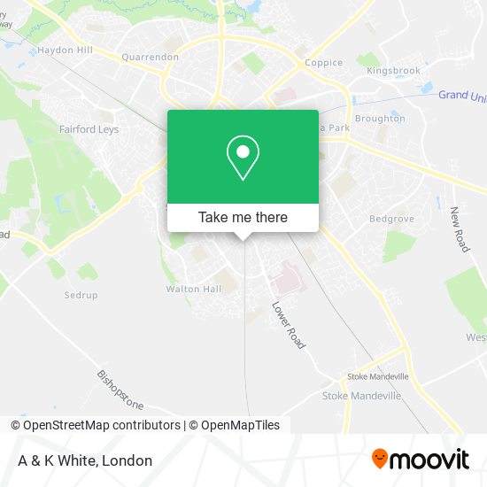 A & K White map