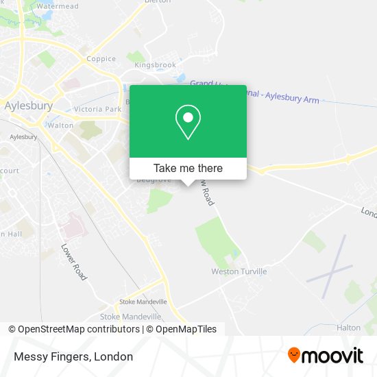 Messy Fingers map