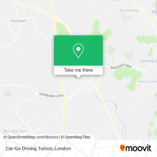Car-Go Driving Tuition map