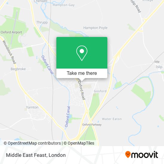 Middle East Feast map