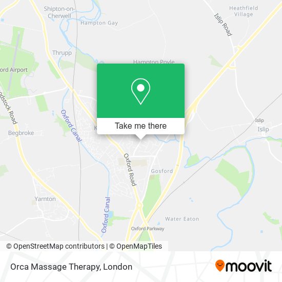 Orca Massage Therapy map