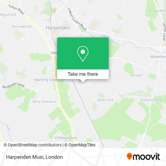 Harpenden Musi map