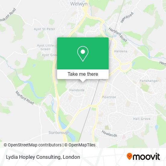 Lydia Hopley Consulting map