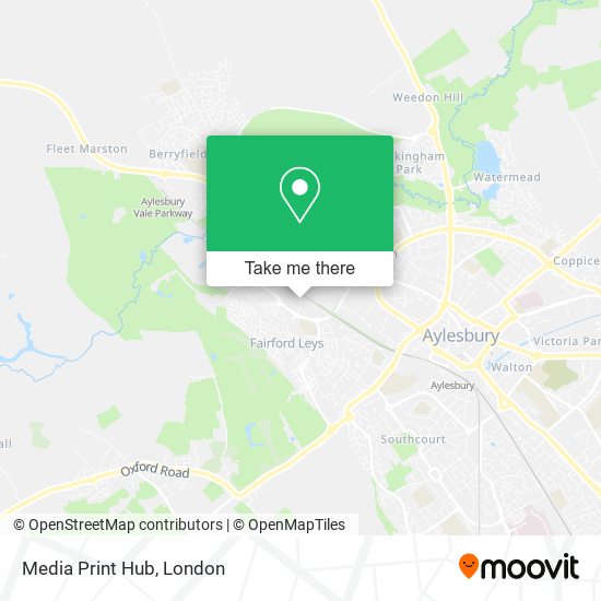 Media Print Hub map