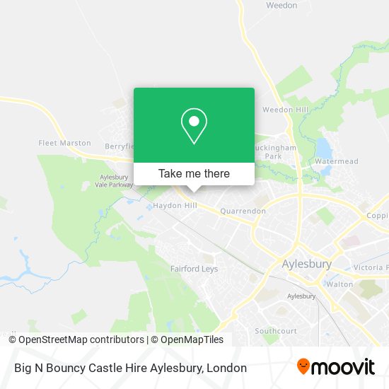 Big N Bouncy Castle Hire Aylesbury map