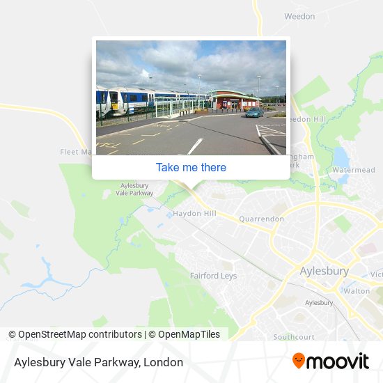 Aylesbury Vale Parkway map