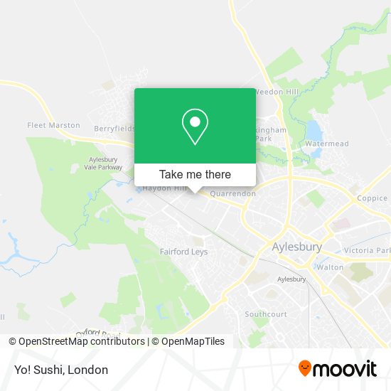 Yo! Sushi map