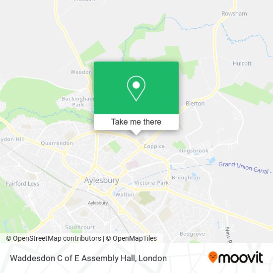 Waddesdon C of E Assembly Hall map