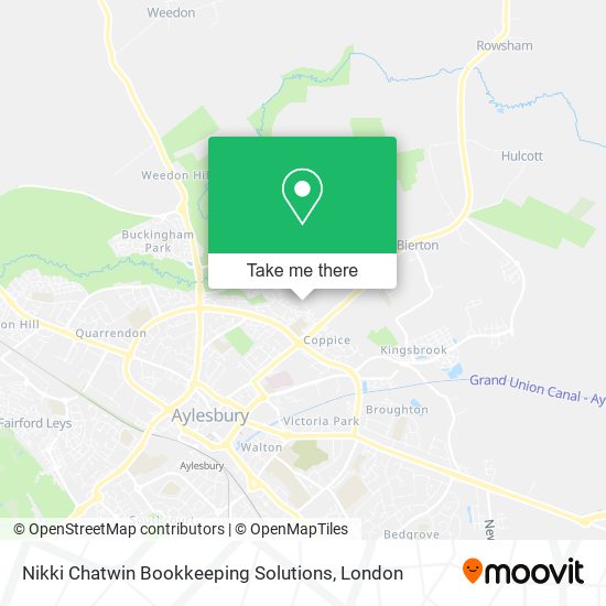 Nikki Chatwin Bookkeeping Solutions map