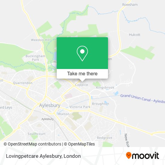 Lovingpetcare Aylesbury map