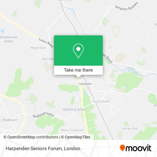 Harpenden Seniors Forum map