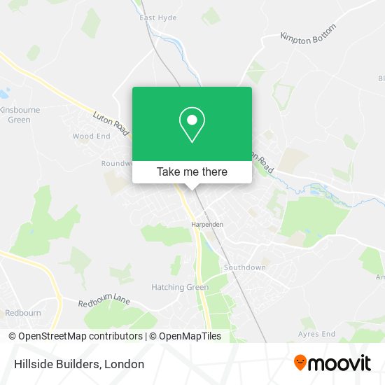 Hillside Builders map