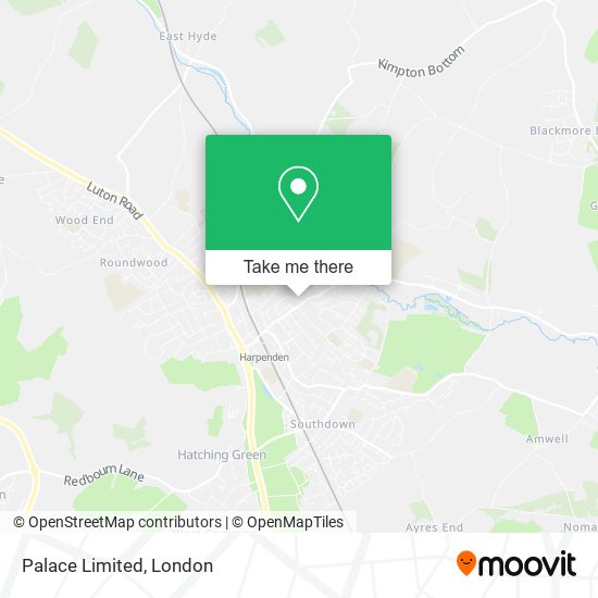 Palace Limited map