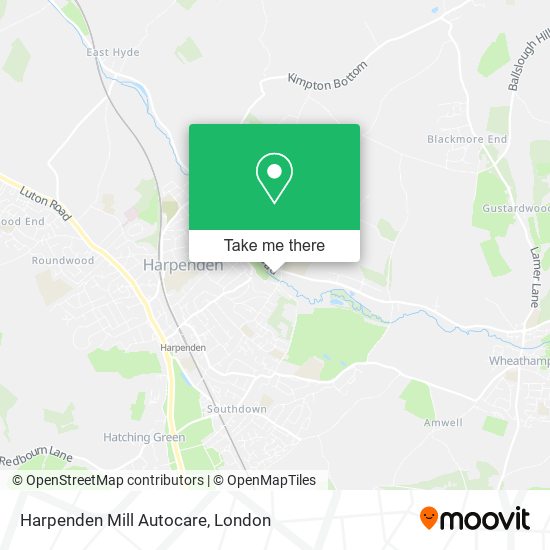 Harpenden Mill Autocare map